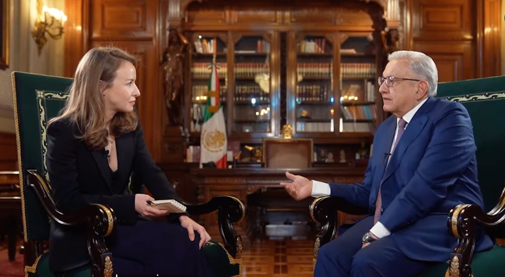 Entrevista de AMLO Inna Afinogenova