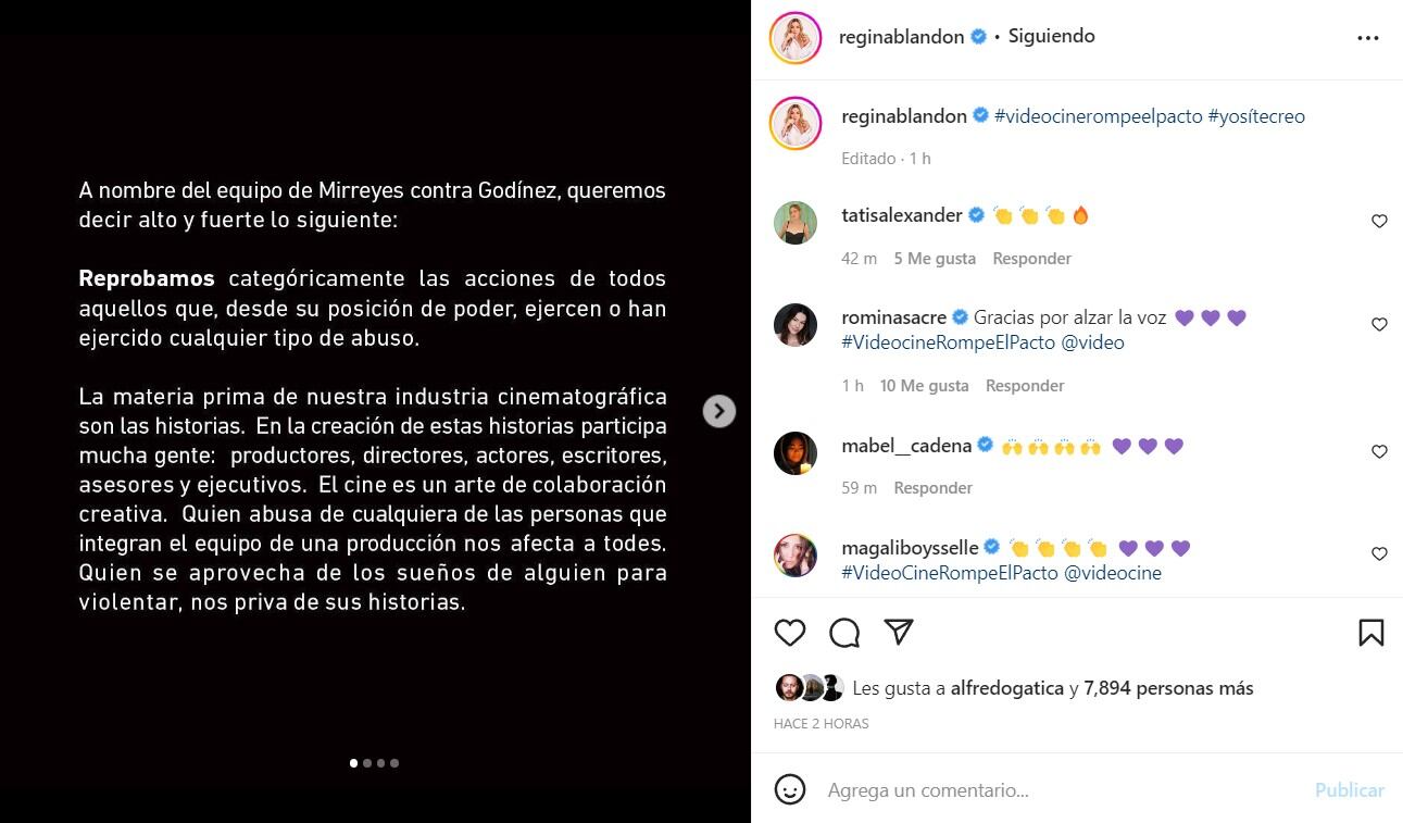 Post de Regina Blandón