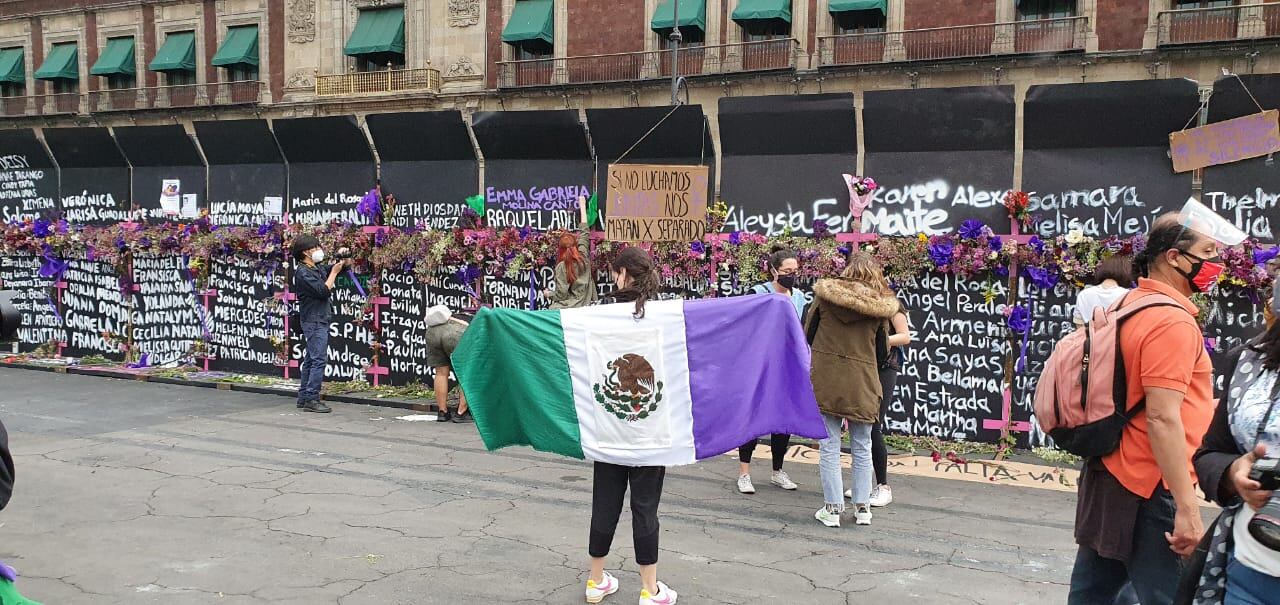Muro en Palacio Nacional