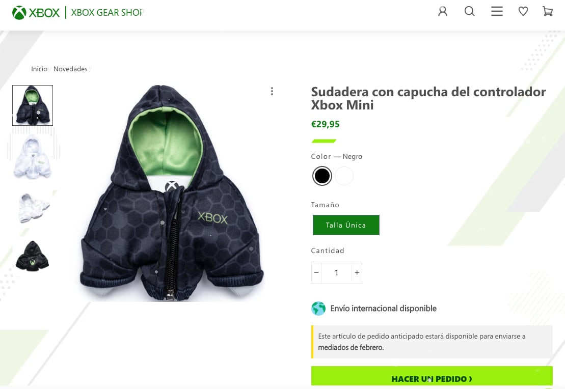 Xbox ahora vende mini sudaderas para los controles y refrescos