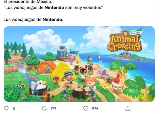 Meme de AMLO tras criticar los videojuegos