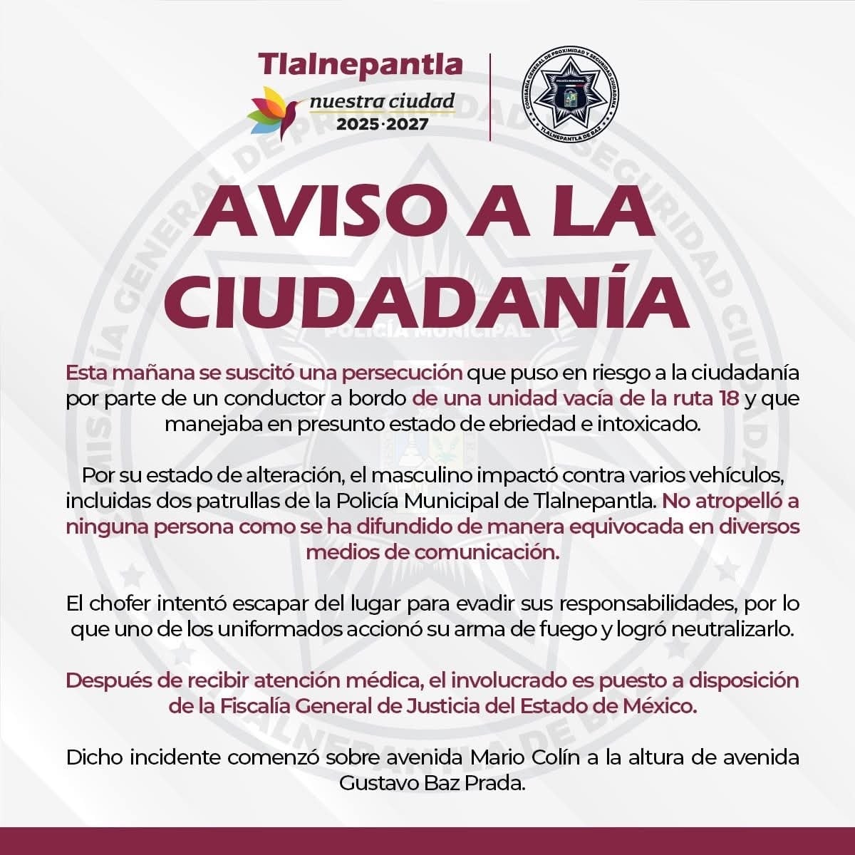 Balacera en Tlalnepantla