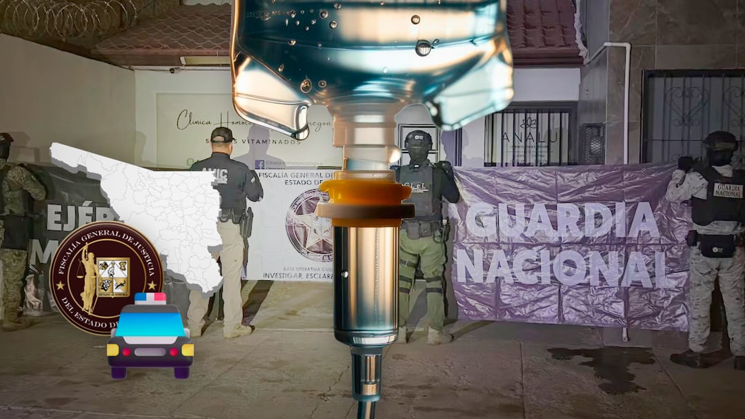 Sonora: Fiscalía incauta sueros vitaminados en Obregón tras muertes