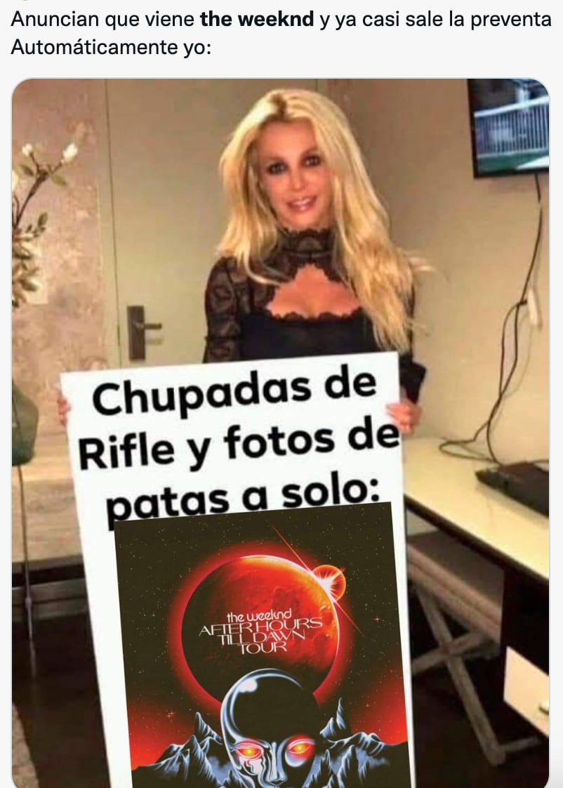 Memes de The Weeknd por su próximo concierto en CDMX