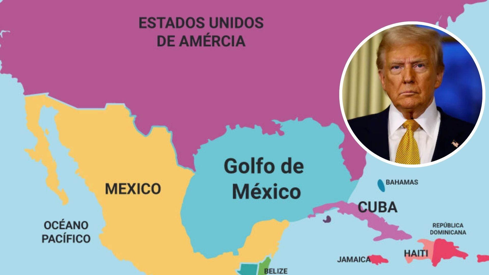 Dónde está el Golfo de México que Donald Trump quiere nombrar "Golfo de América"