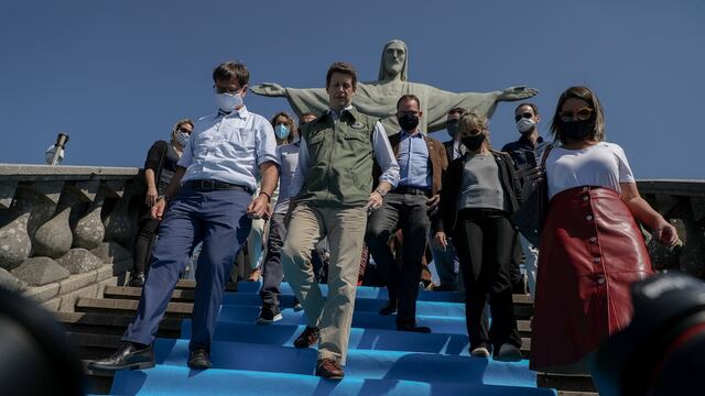 Turistas en Brasil