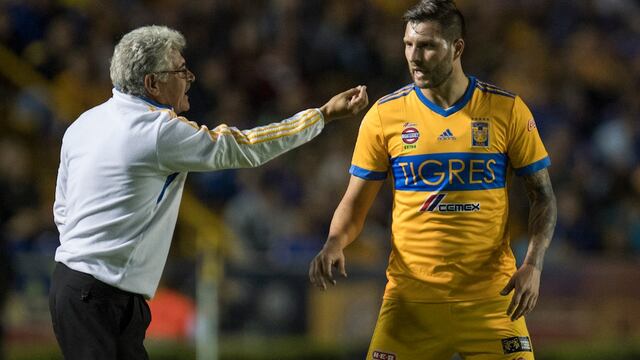 Tuca Ferretti y André-Pierre Gignac.