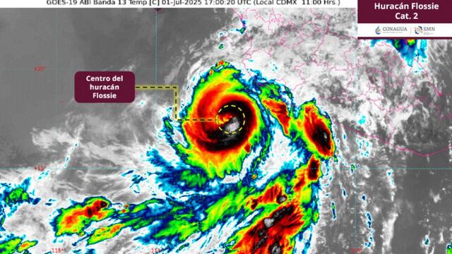 Flossie huracán hoy 1 de julio: Se intensifica en categoría 2