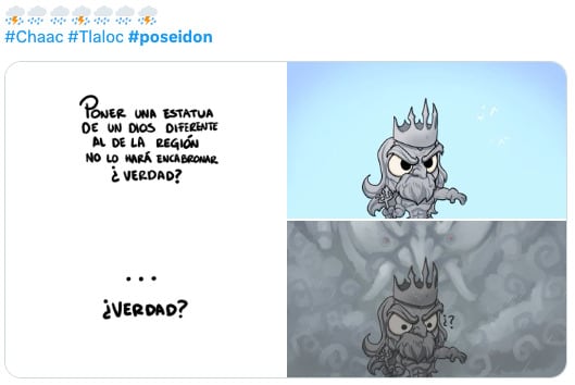 El huracán Beryl desata los memes de Poseidón vs Chaac