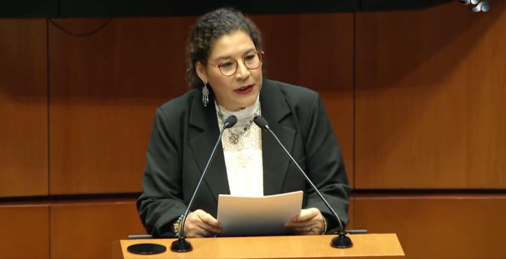 Comparecencia de Lenia Batres Guadarrama en la Cámara de Senadores