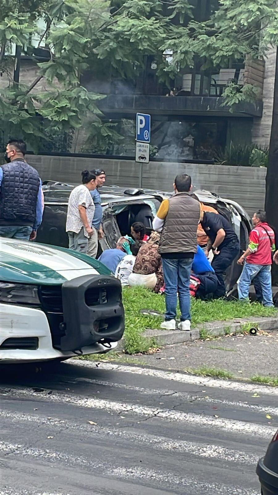 Buscan al conductor del Porsche que provocó brutal choque en Polanco
