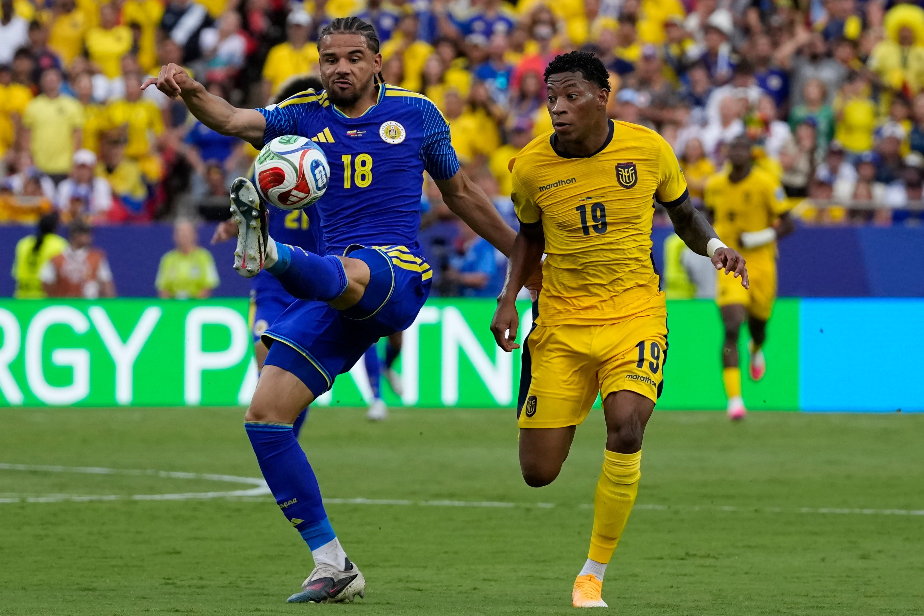 Fue un partido muy peleado el que tuvieron Ecuador y Curazao