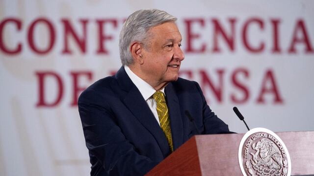 AMLO en conferencia del 2 de abril de 2020.