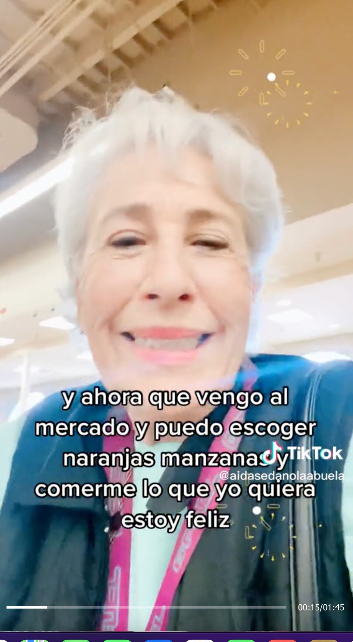 VIDEO: “Qué felicidad”: Abuelita deja a su esposo y toma la mejor decisión de su vida
