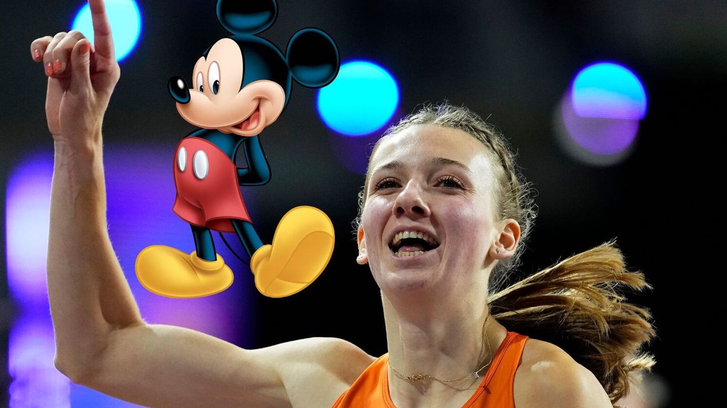 ¿Mickey Mouse? Una atleta empieza a hablar y su voz recuerda a la del personaje de Disney