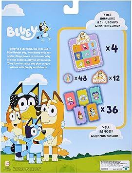 Bingo de Bluey, juego de mesa