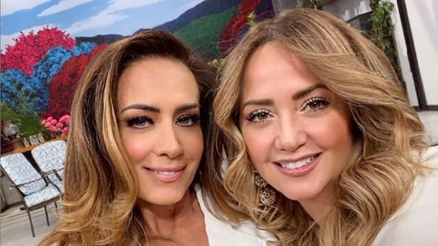 Andrea Legarreta y Anette Michel