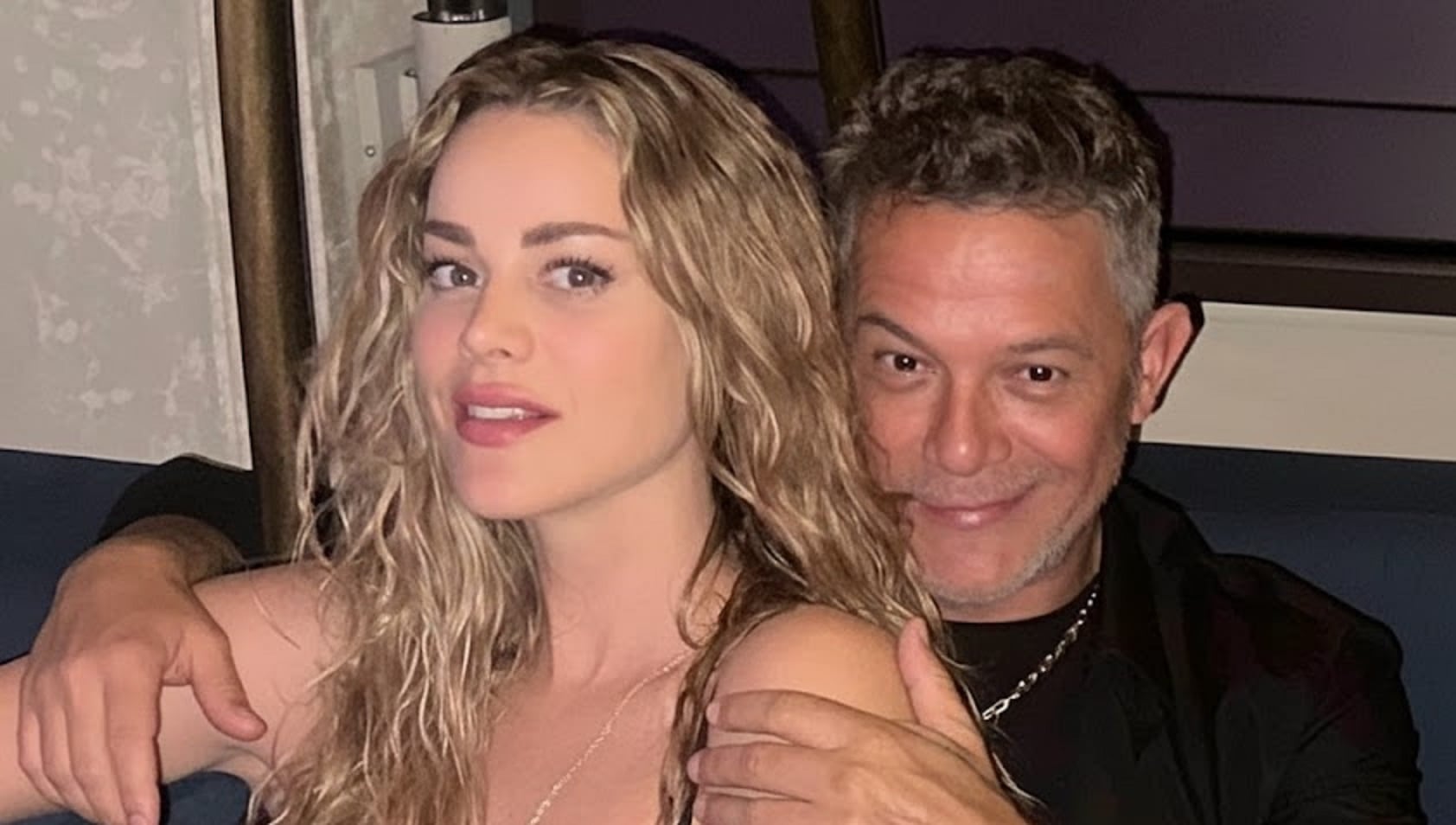 Candela Márquez y Alejandro Sanz.