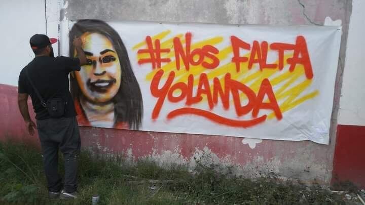 Protesta por Yolanda Martínez