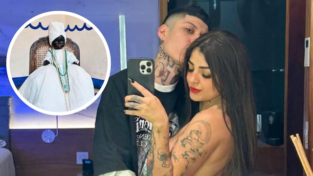 Karely Ruiz ya invitó a Santa Fe Klan a la santería y él aceptó.