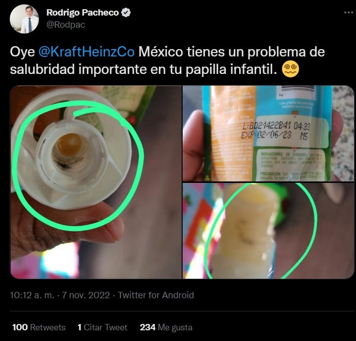 Problema con papilla