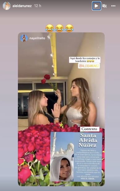 "Santa Aleida Núñez" se toma en serio el papel