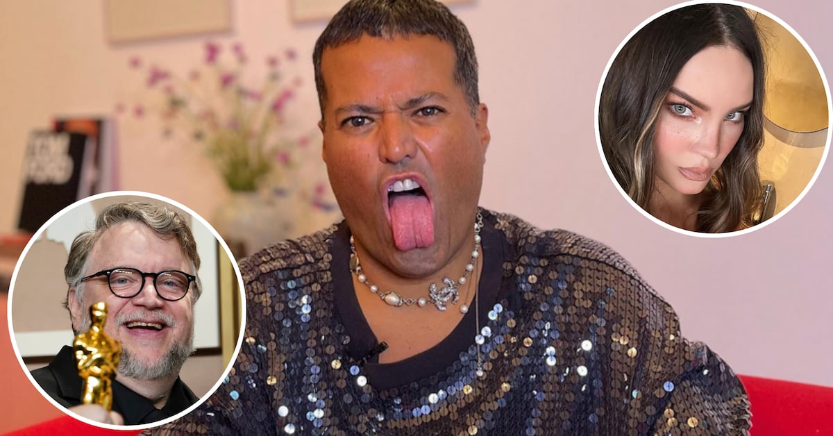 Aldo Rendon Riendose Aldo Rendón, el stylist de Belinda que se burló de Guillermo del Toro