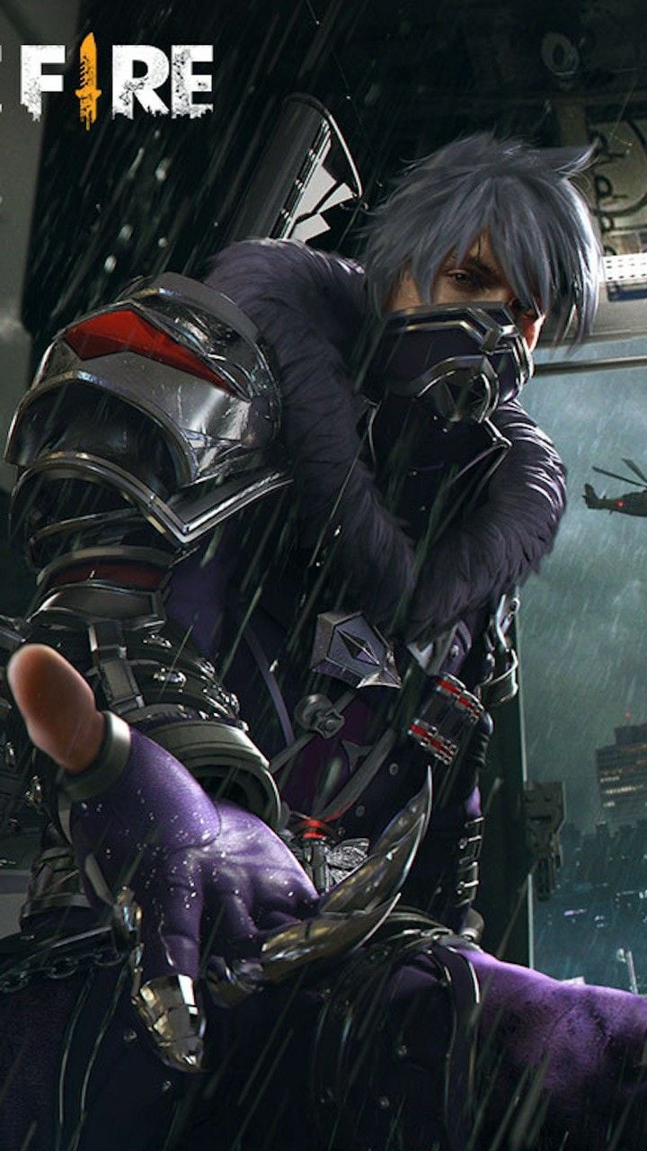 Fondo de pantalla de Free Fire con skin ninja