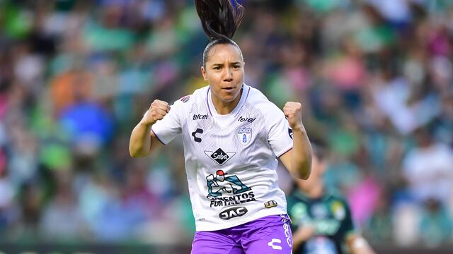 Charlyn Corral, delantera de las Tuzas del Pachuca.