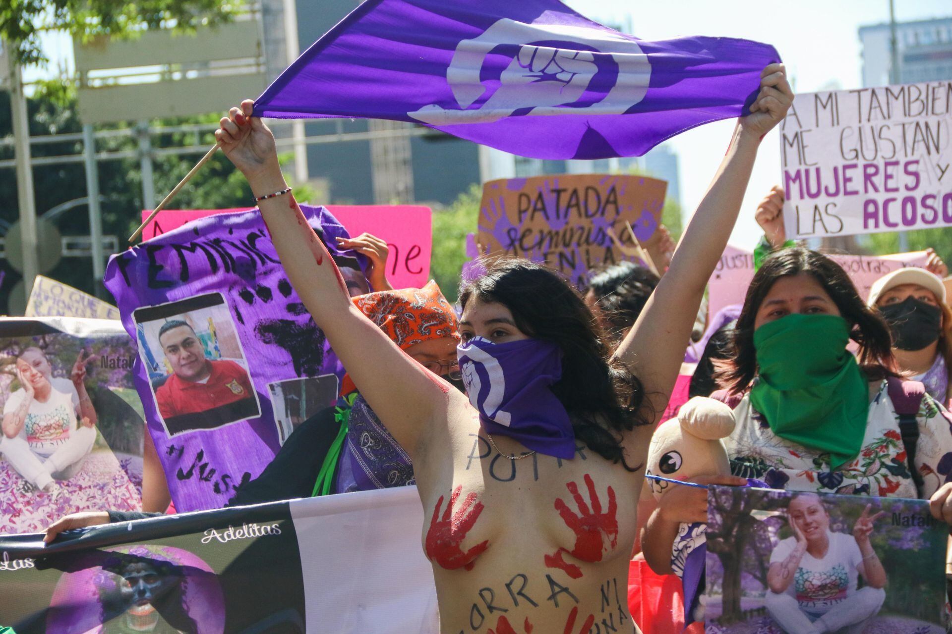 Así se vive la la marcha del 8M por el Día Internacional de la Mujer 2023 desde CDMX