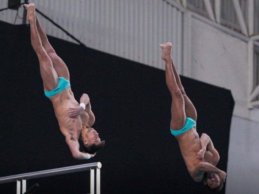 Kevin Berlín y Randal Willars ganan medalla de bronce en Copa del Mundo de Clavados