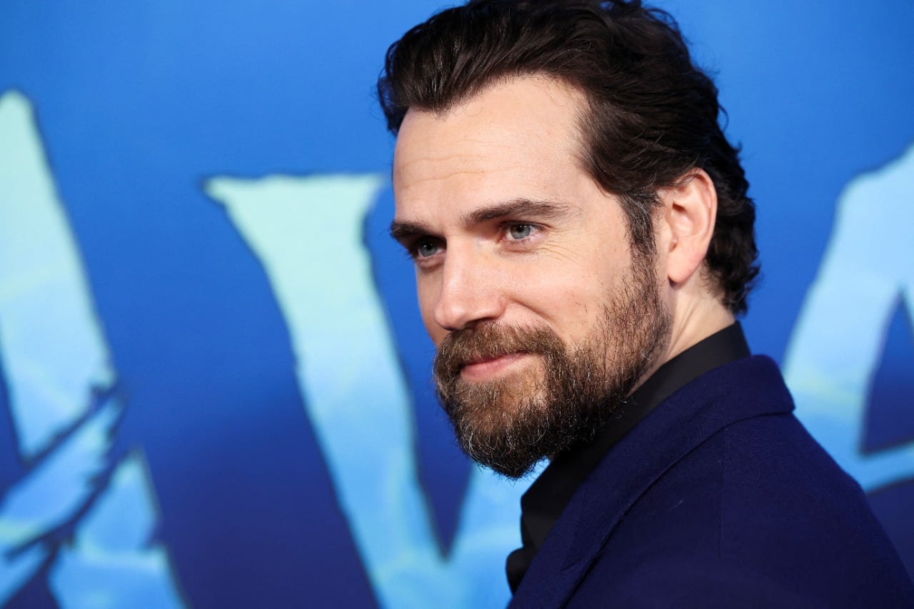 Henry Cavill en la premiere de Avatar 2: El camino del agua