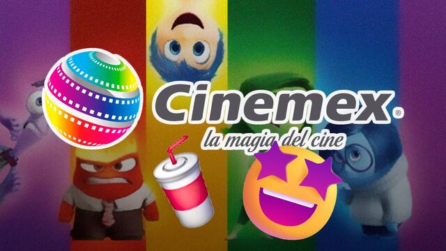 Vasos coleccionables de Intesamente 2 en Cinemex