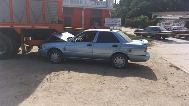 Cutberto Pucayo Sánchez fue atacado a balazos mientras conducía su automóvil.