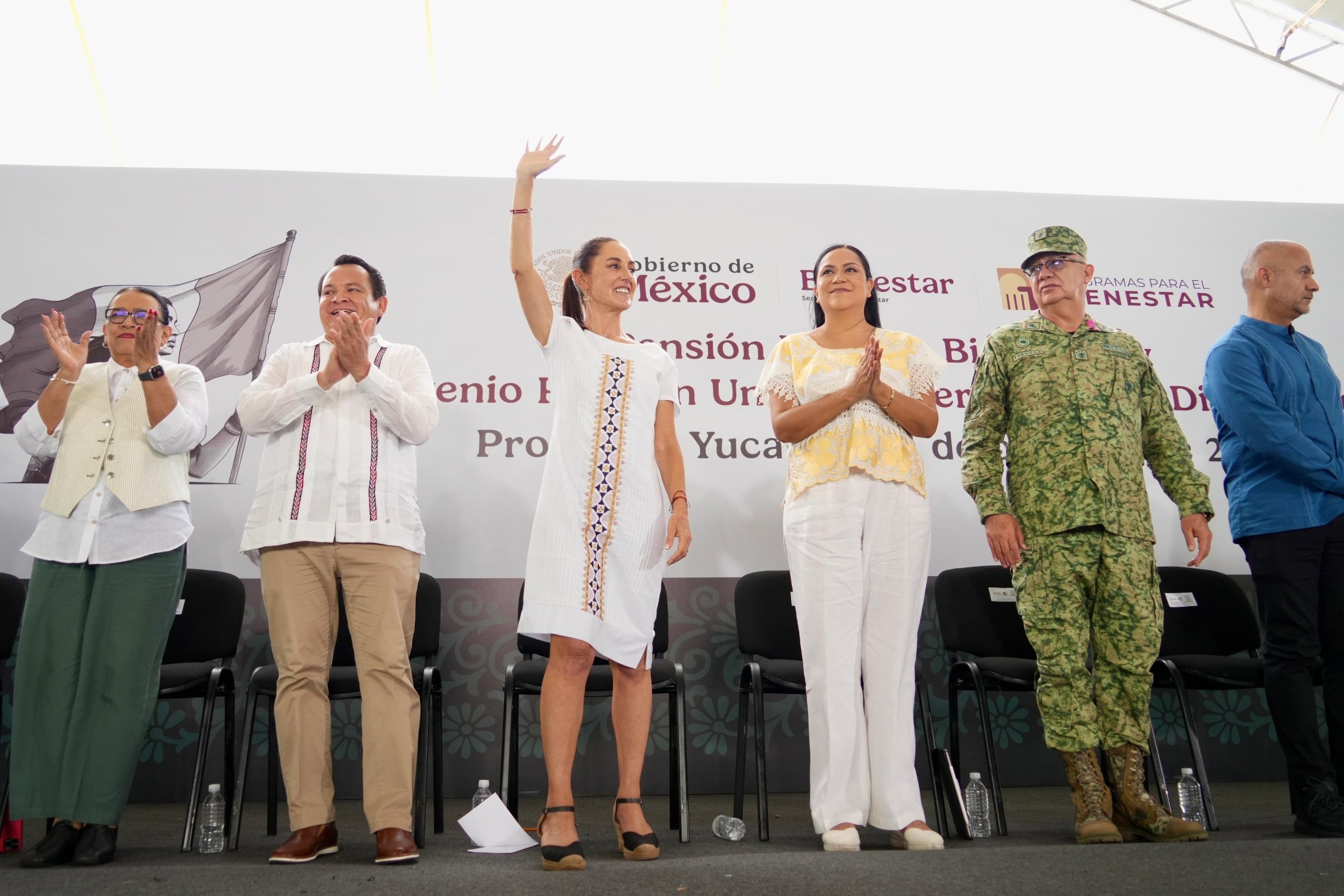 Claudia Sheinbaum firma convenio para la Pensión Universal para Personas con Discapacidad