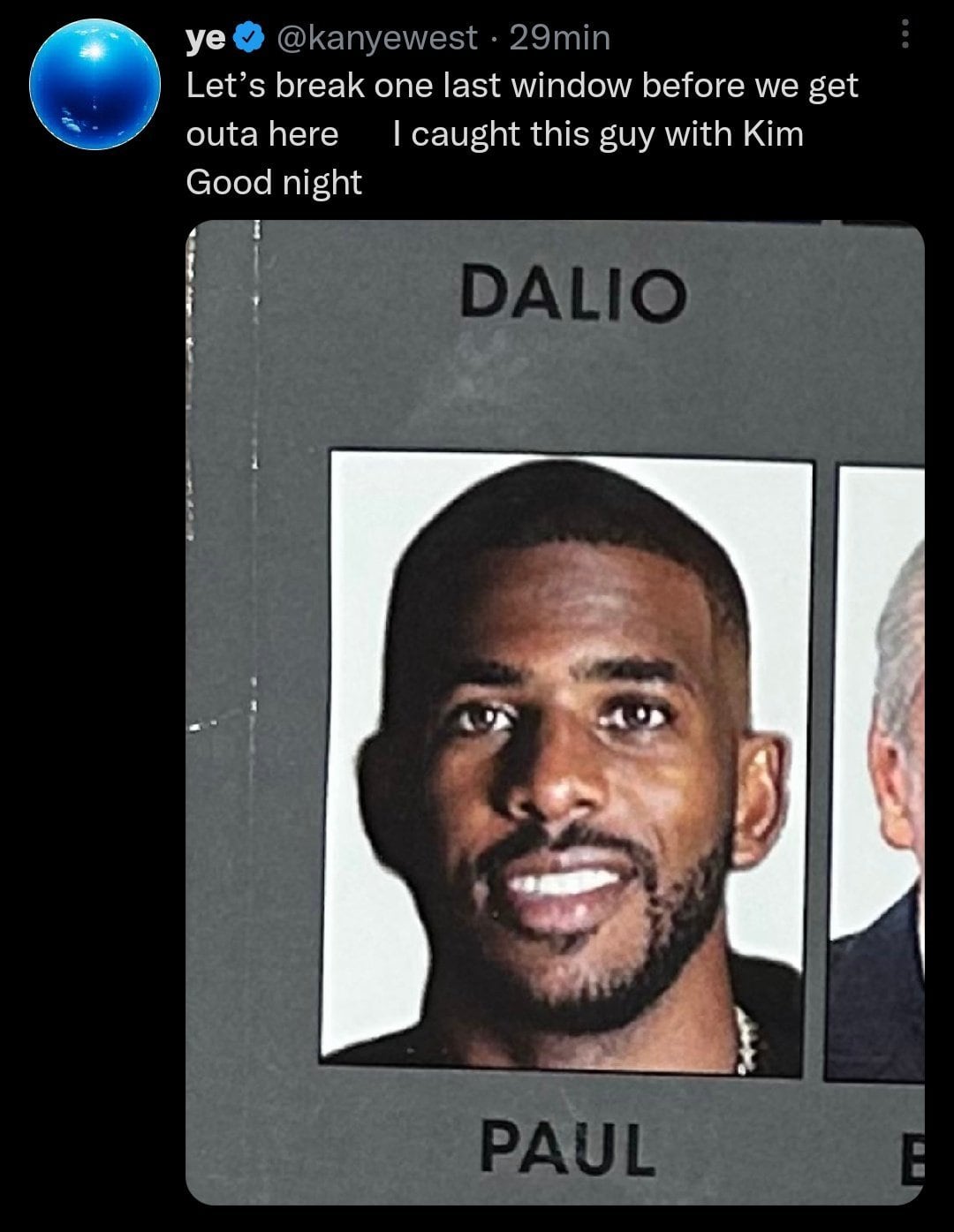 Kanye West destapa supuesta infidelidad de Kim Kardashian con Chris Paul