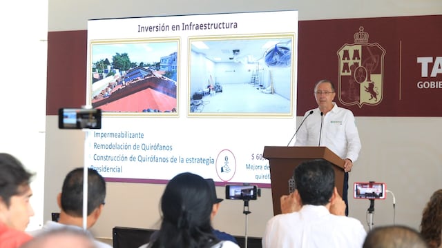 Tabasco avanza en salud: tercer lugar en cirugías y avance histórico de medicamentos.