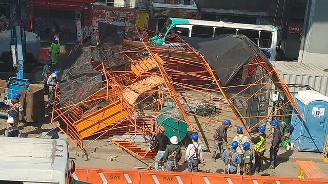 ¿Qué pasó en la Línea 12 del Metro CDMX? Se cae estructura metálica en las obras de reconstrucción; no hay heridos