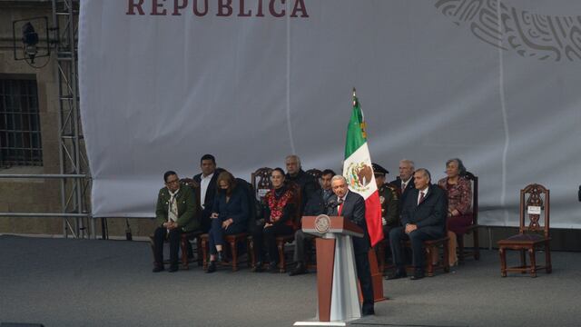 Mensaje de AMLO en el Zócalo