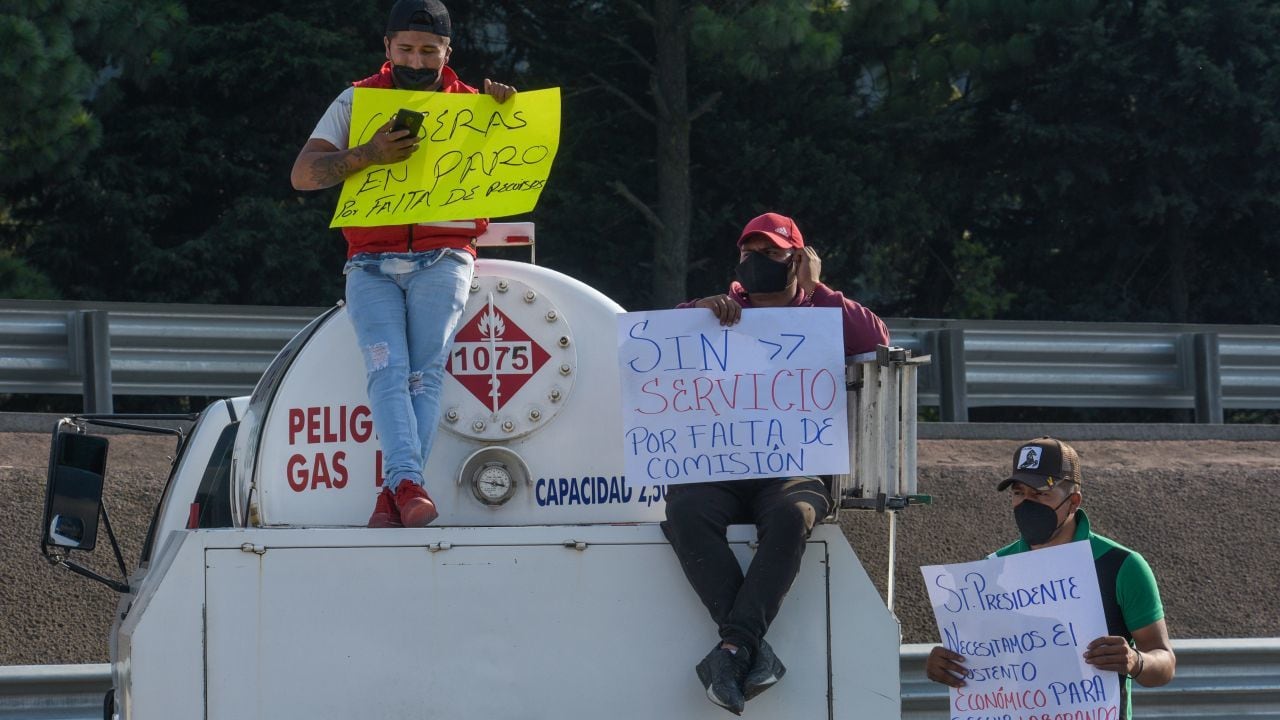 Paro de gaseros terminará mañana 16 de octubre