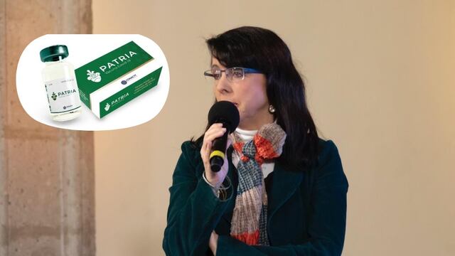 María Elena Álvarez-Buylla, titular de Conacyt, habla sobre los avances de la vacuna Patria.