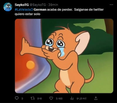Memes de La Velada del Año 3, knockout técnico de Coscu a Germán Garmendia