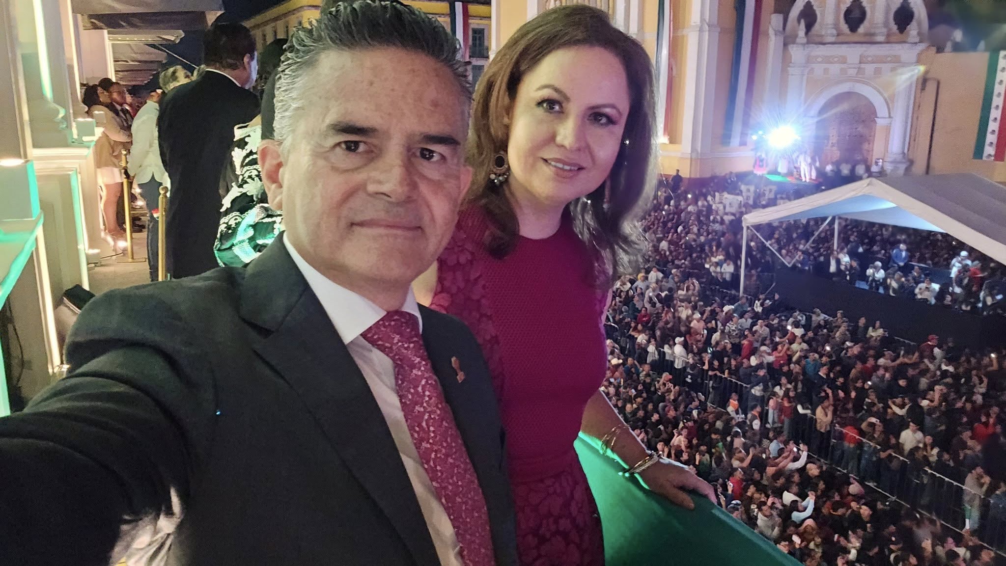 Igor Roji López y su esposa Marianna Díaz Abascal.
