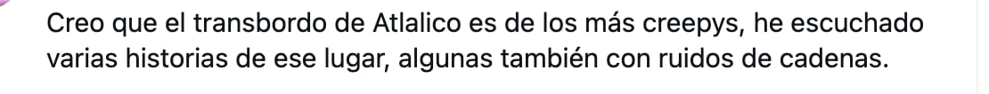 Experiencias raras en el Metro de la CDMX