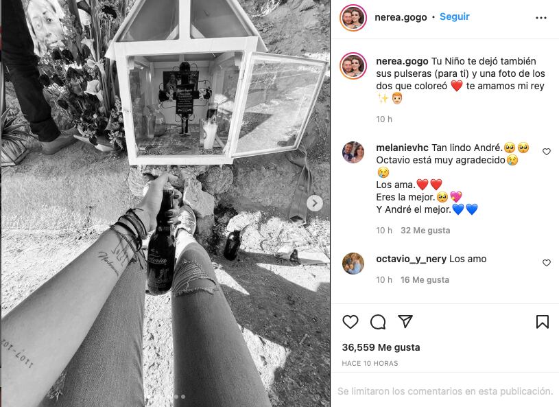 Nerea Godínez visita el lugar donde murio Octavio Ocaña por Navidad