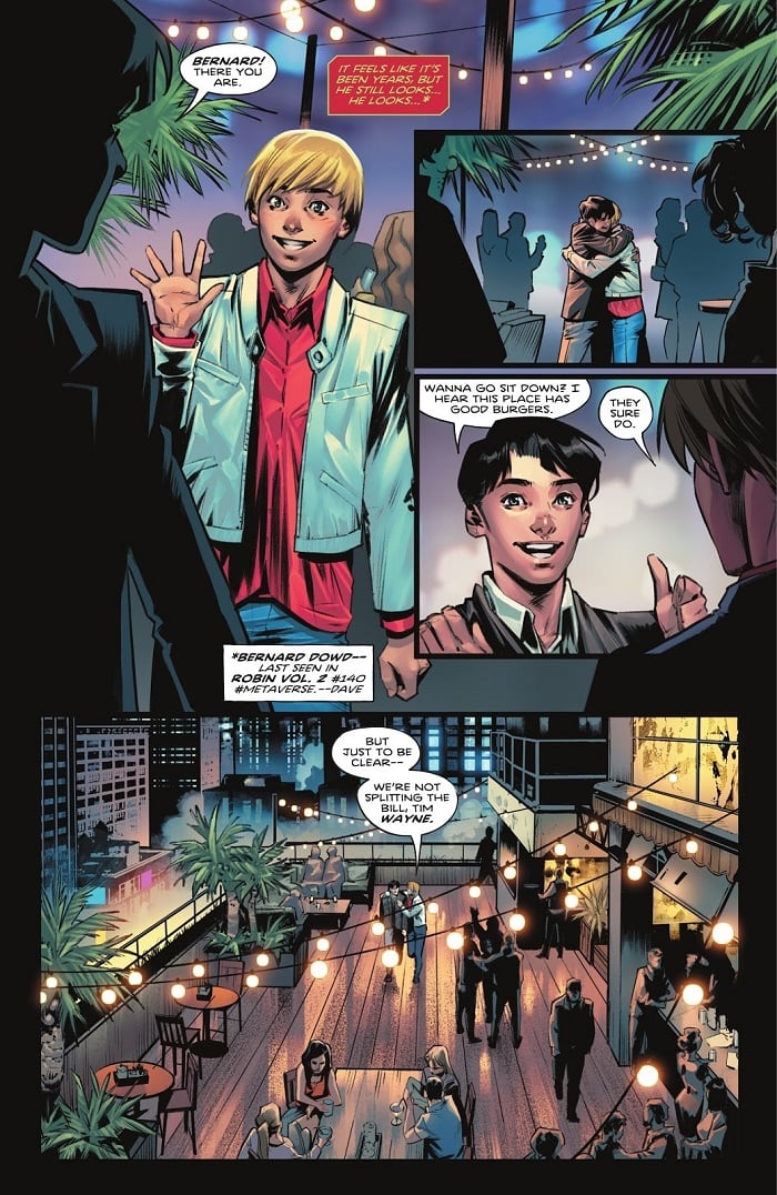 Cita de Bernard Dowd a Tim Drake
