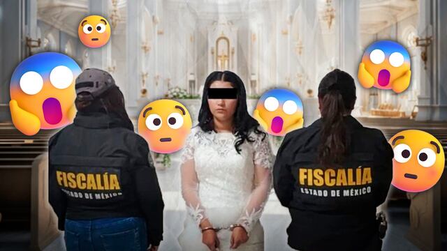 Mujer vestida de novia en el Estado de México fue detenida