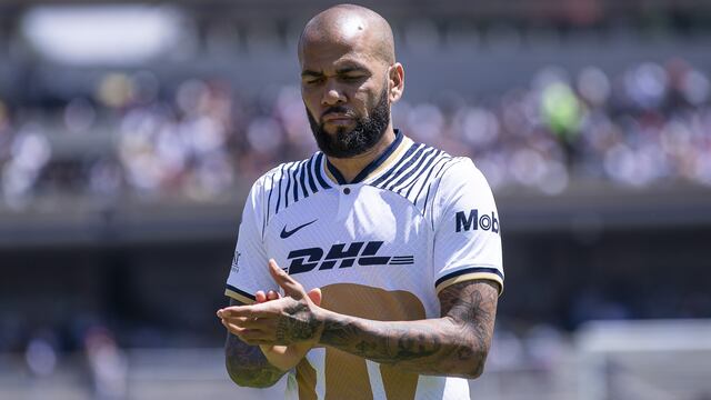 Dani Alves, futbolista del Club Pumas.