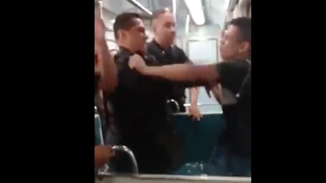 Los hechos ocurrieron en una estación de la Línea B del Metro.