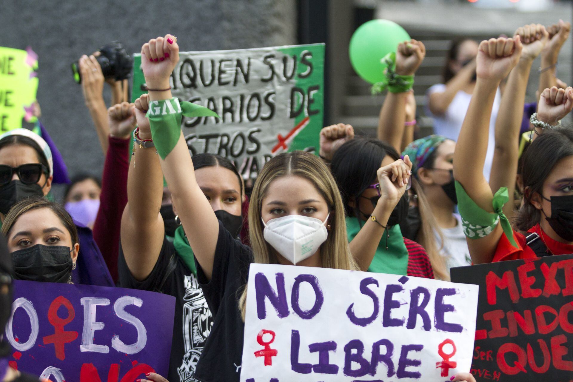 Marcha feminista en México